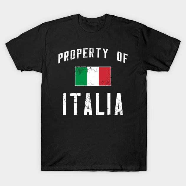 Property Of Italia Italian Italy T-Shirt by E